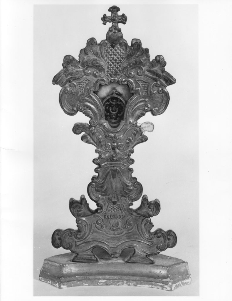 reliquiario - a ostensorio - bottega toscana (sec. XVIII)