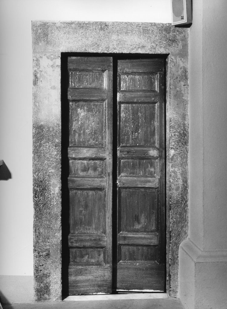 porta - a due battenti - bottega toscana (sec. XVIII)