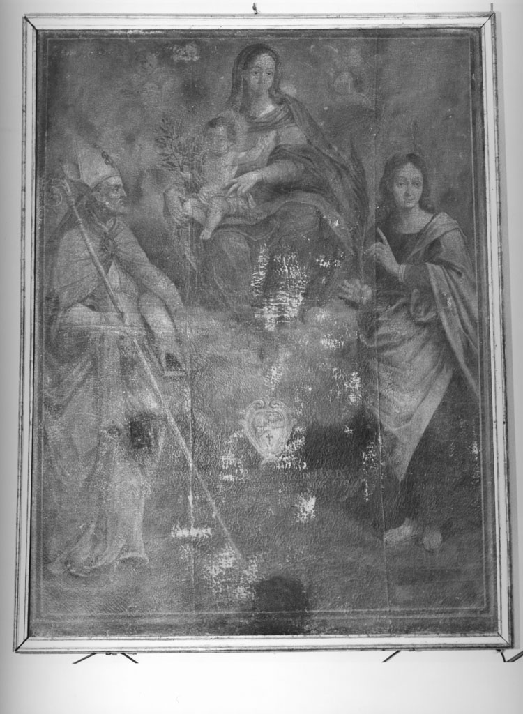 Madonna con Bambino e Santi (dipinto) - ambito toscano (sec. XVIII)