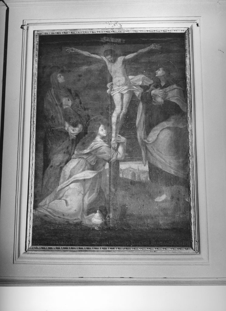 crocifissione (dipinto) - ambito toscano (secc. XVI/ XVII)