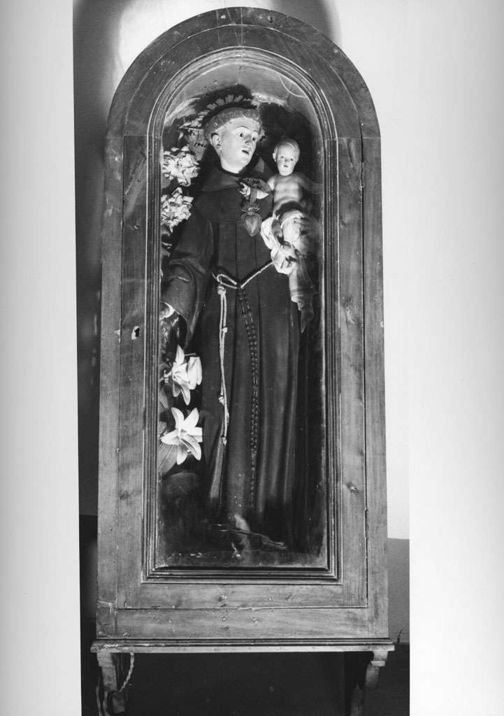 Sant'Antonio da Padova con il bambino (statua) - bottega italiana (fine/inizio secc. XIX/ XX)