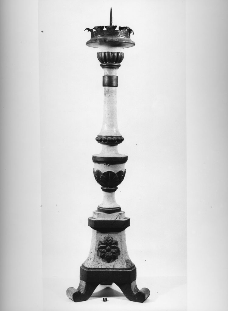 candelabro, serie - bottega toscana (prima metà sec. XIX)