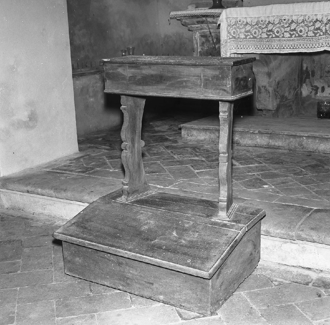 inginocchiatoio - bottega toscana (inizio sec. XVII)