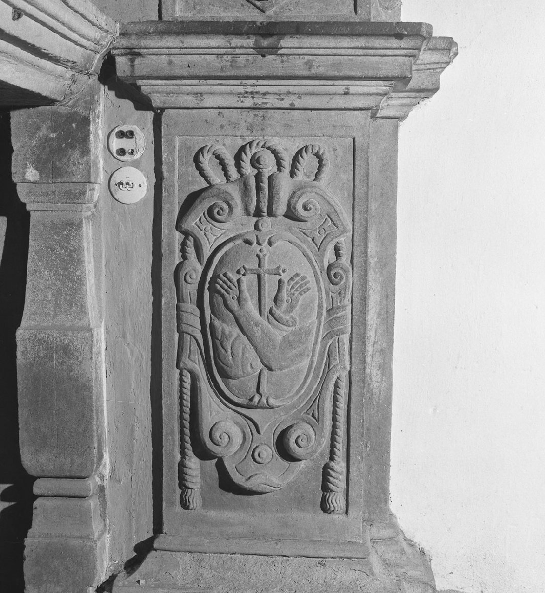 stemma (scultura) - bottega aretina (sec. XVII)