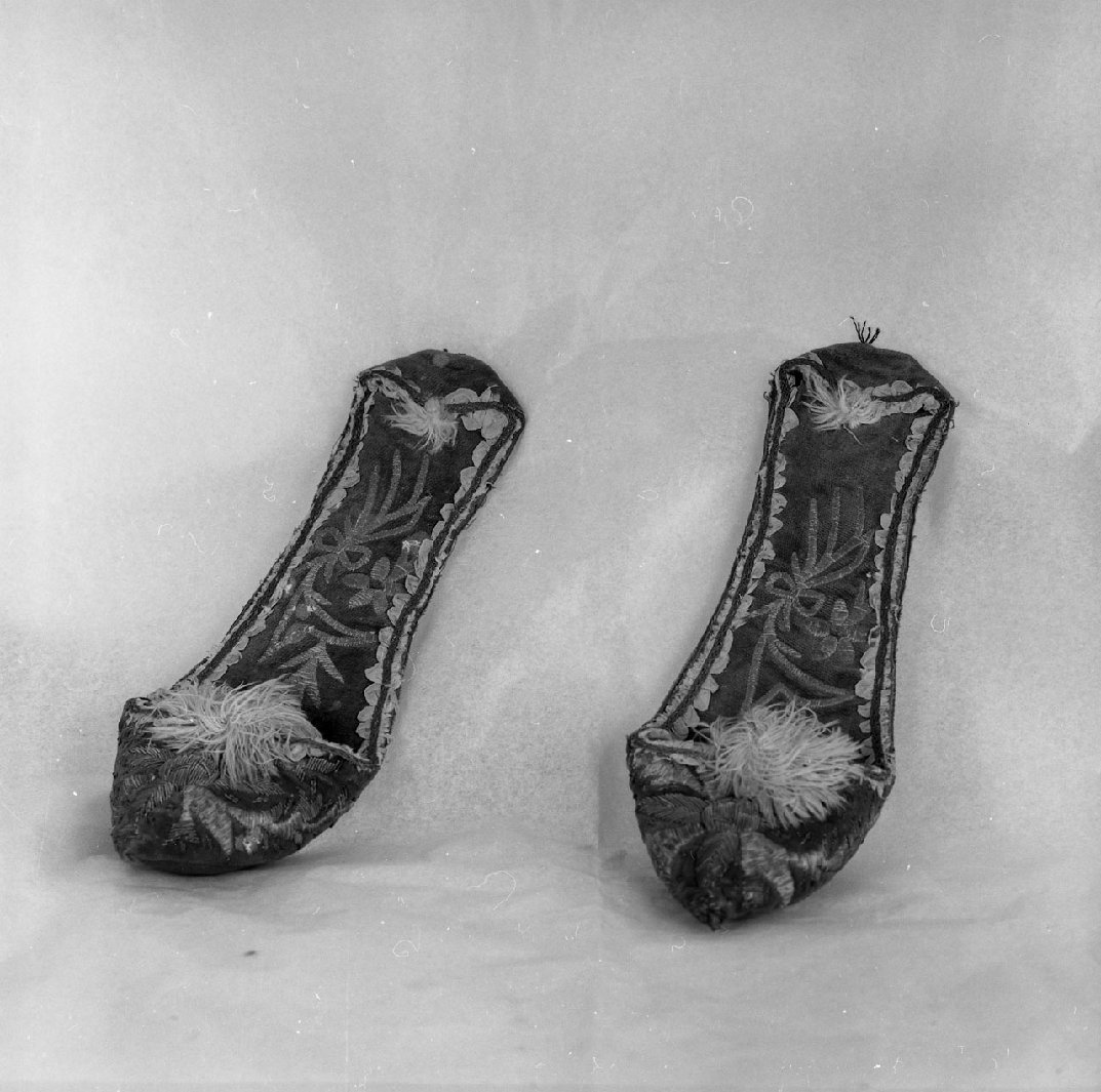 scarpetta, coppia - produzione orientale (sec. XVIII)