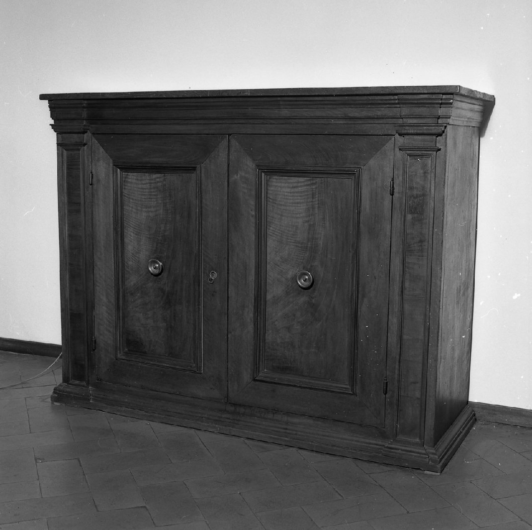 credenza, opera isolata - bottega toscana (metà sec. XVII)