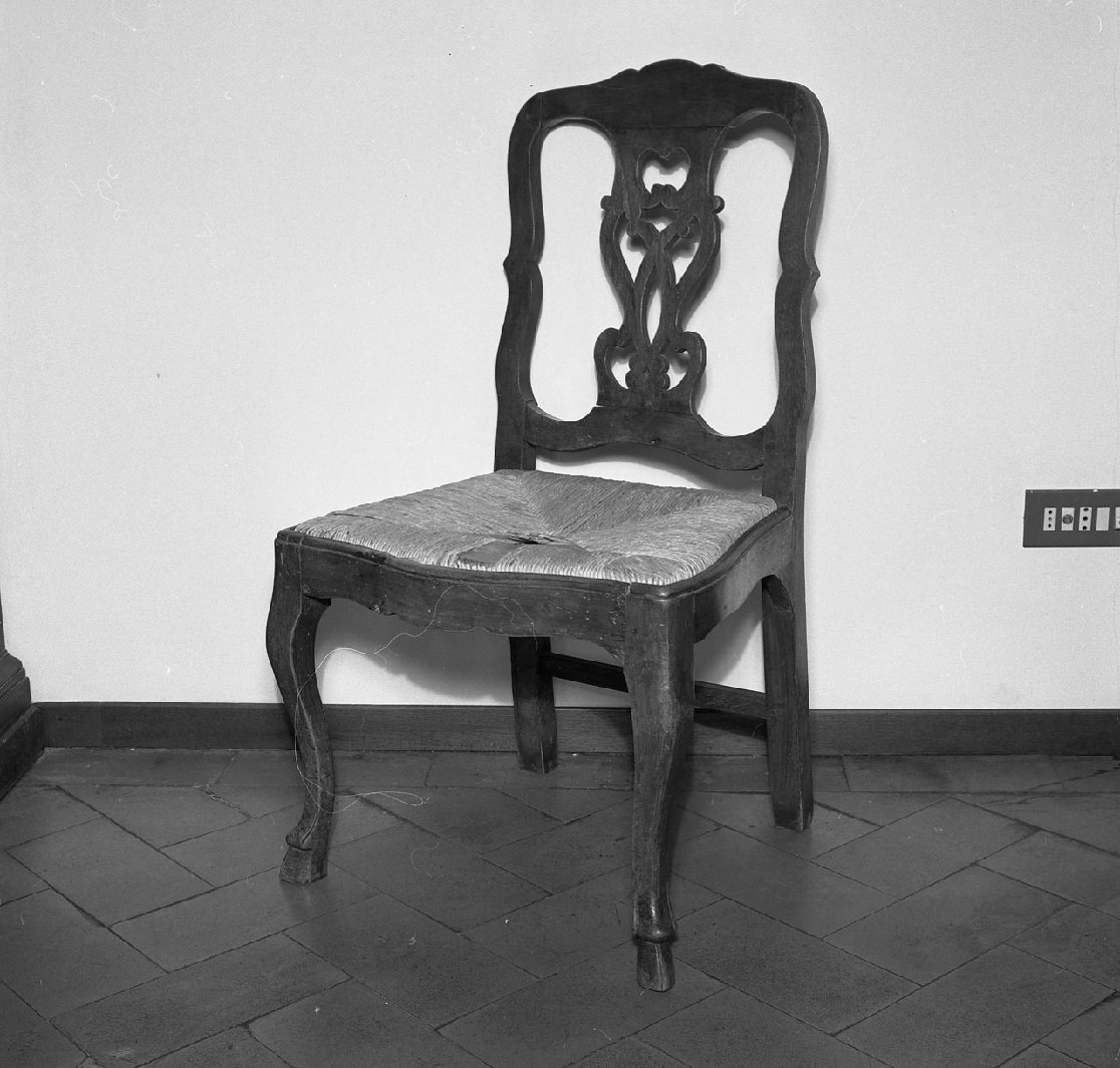 sedia, serie - bottega toscana (metà sec. XVIII)