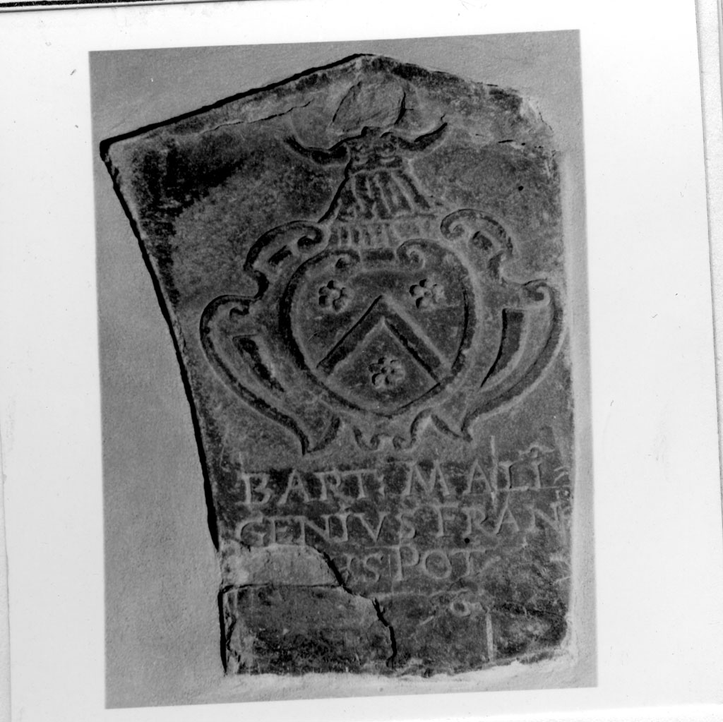 Stemma Malingegni, stemma (rilievo) - bottega toscana (sec. XVII)