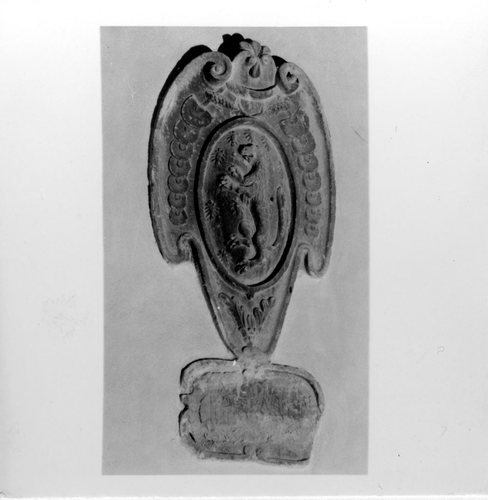 Stemma Caccini, stemma (rilievo) - bottega italiana (secc. XVI/ XVII)