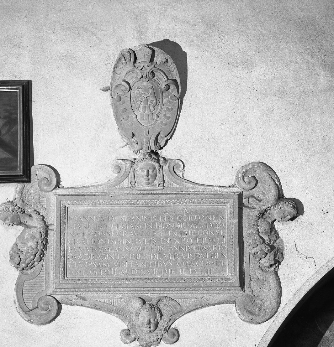 lapide documentaria - bottega toscana (sec. XVI)