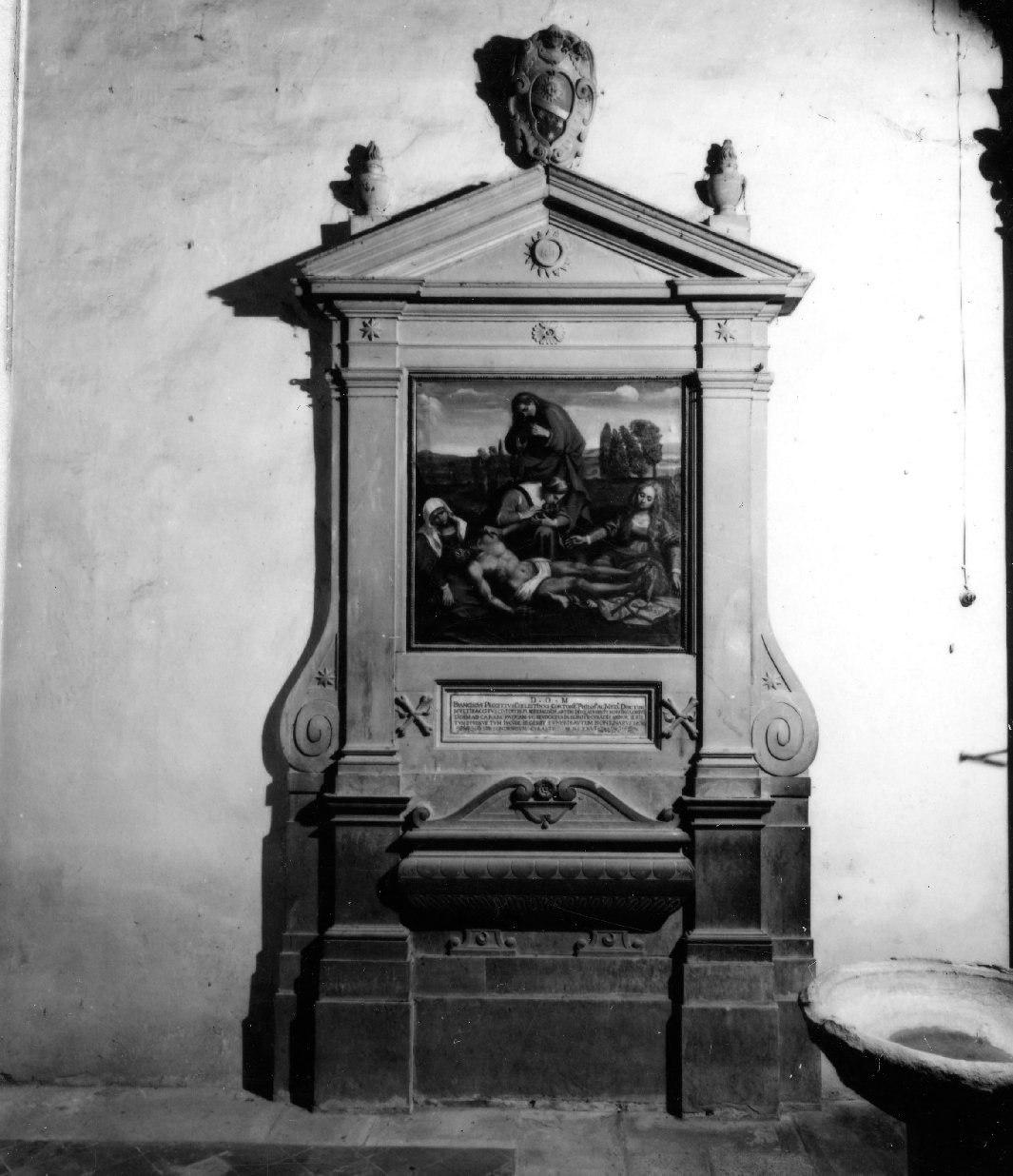 monumento funebre - bottega toscana (sec. XVII)