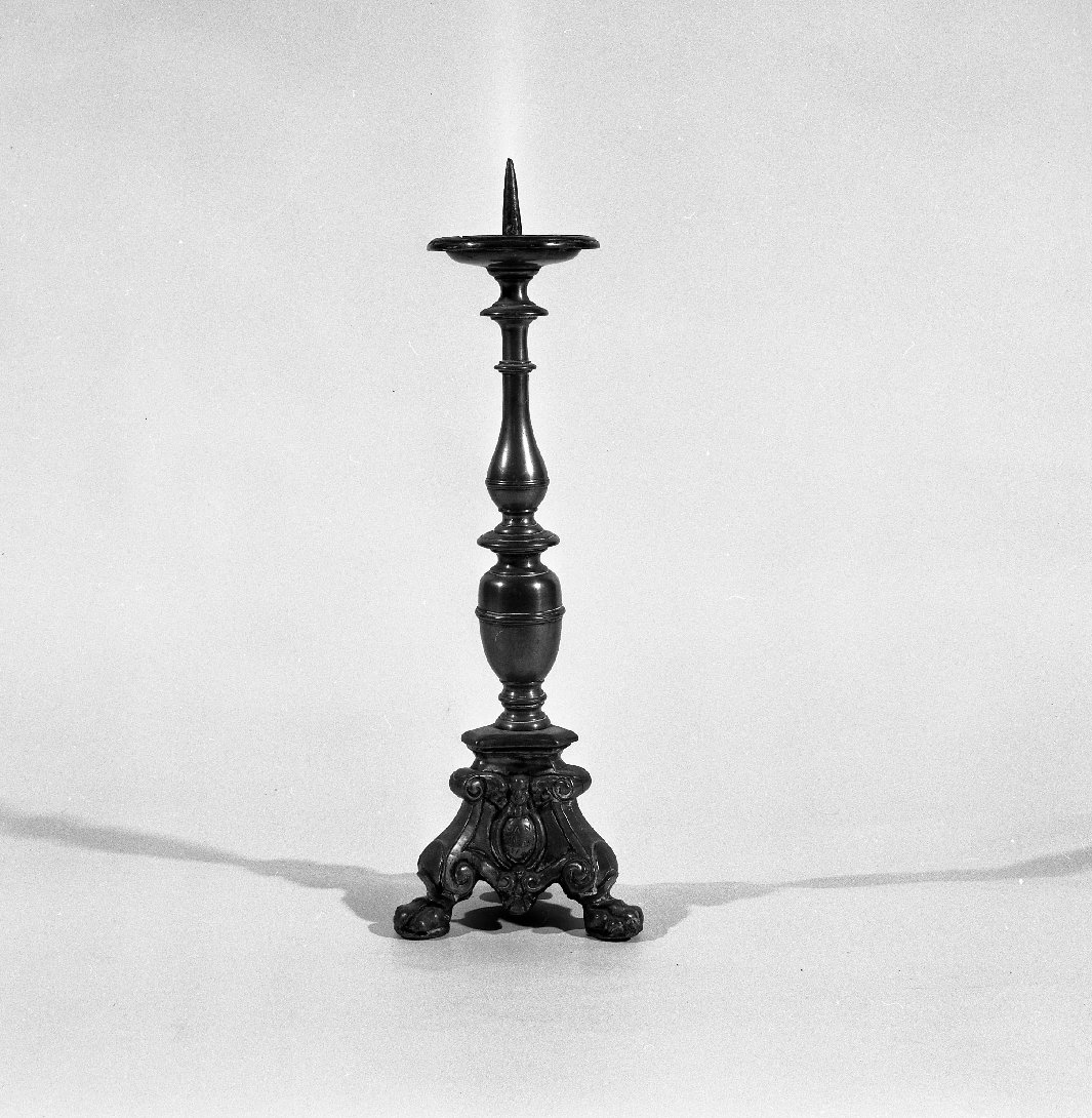 candeliere, serie - bottega toscana (fine sec. XVII)