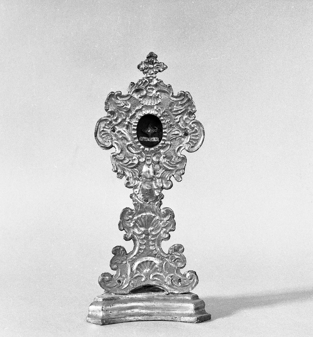 reliquiario-ostensorio, serie - bottega toscana (fine/inizio secc. XVII/ XVIII)