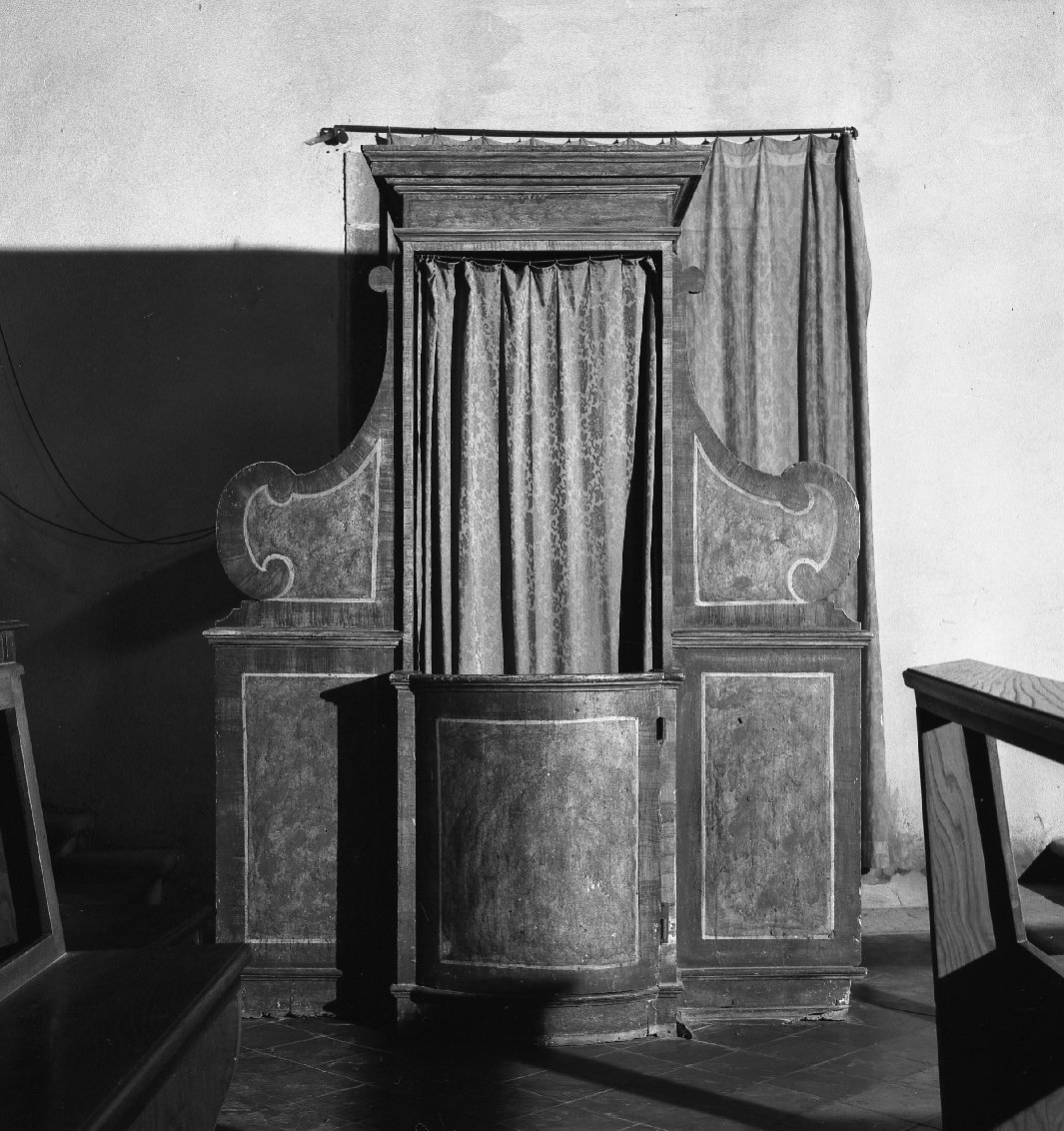 confessionale - bottega toscana (fine sec. XVIII)