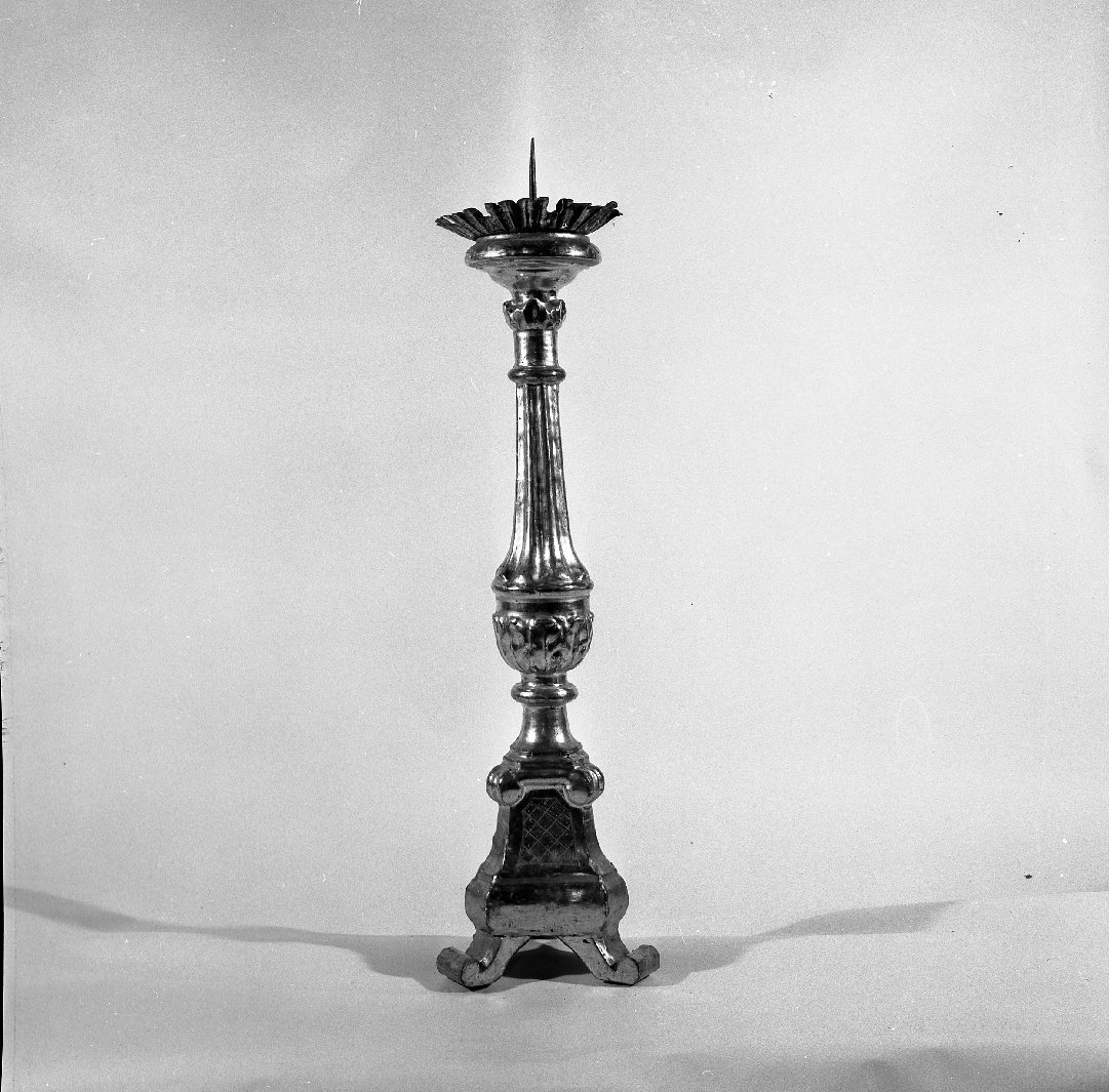 candeliere, serie - bottega toscana (inizio sec. XIX)