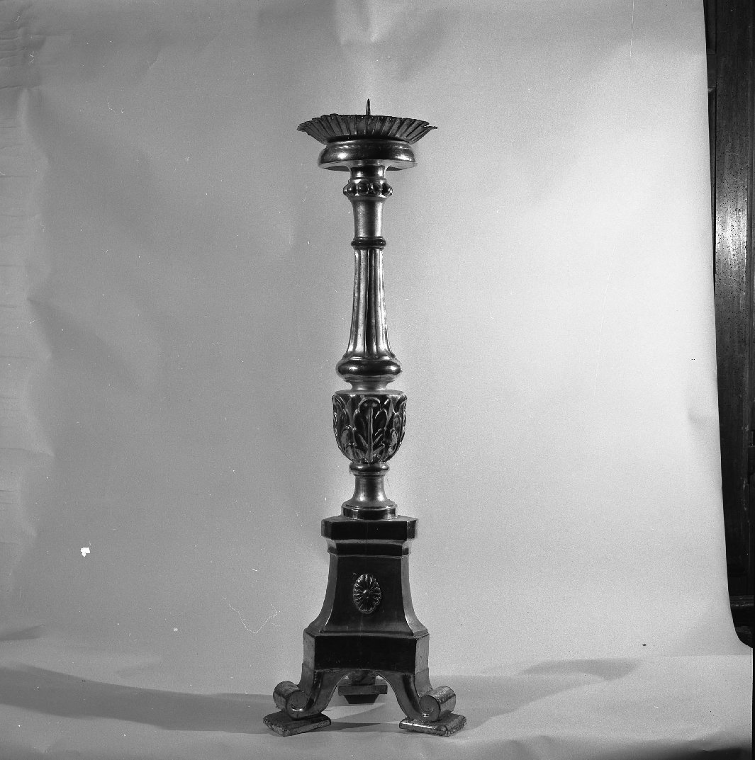 candeliere, serie - bottega toscana (inizio sec. XIX)