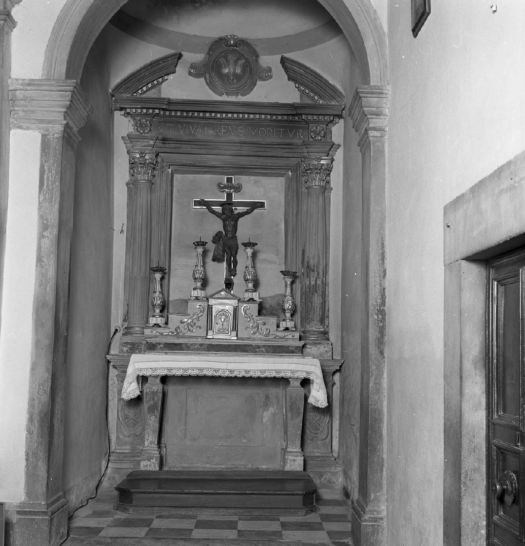 Cristo Redentore (altare, opera isolata) - bottega toscana (seconda metà sec. XVII)