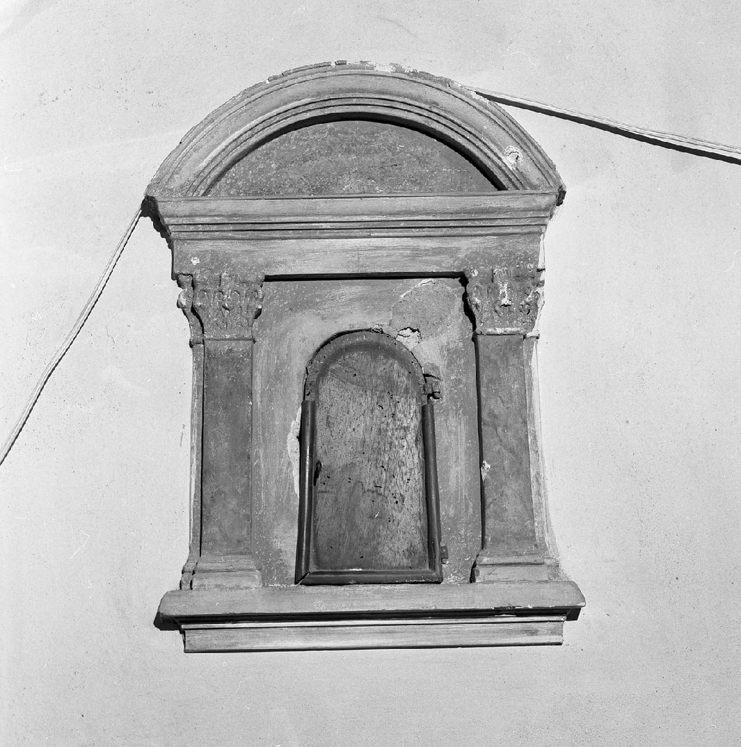 tabernacolo murale, opera isolata - bottega toscana (prima metà sec. XVIII)