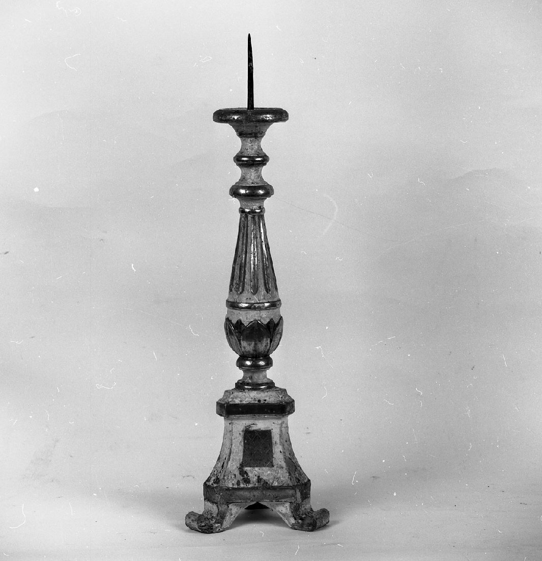 candeliere, serie - bottega toscana (prima metà sec. XIX)