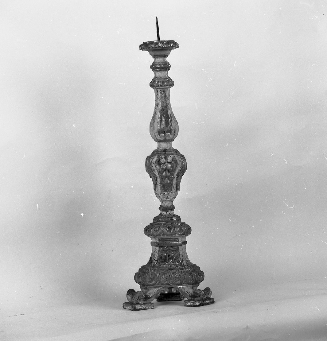 candeliere, coppia - bottega toscana (seconda metà sec. XVIII)