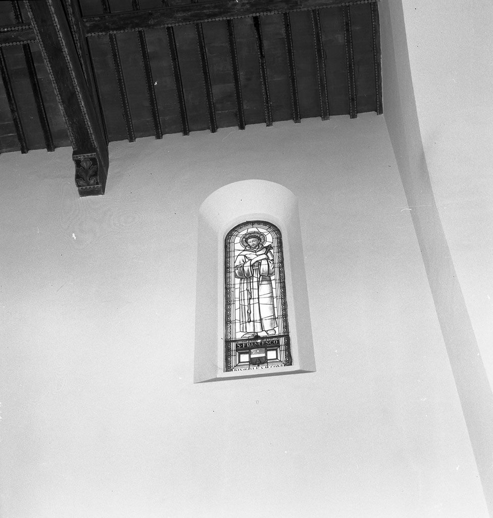 San Francesco d'Assisi (vetrata) - bottega toscana (sec. XX)