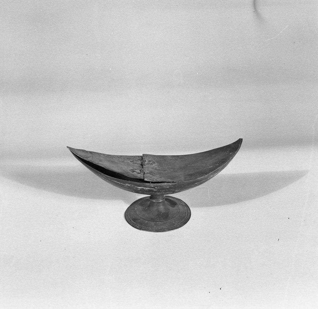 navicella portaincenso - bottega toscana (prima metà sec. XX)