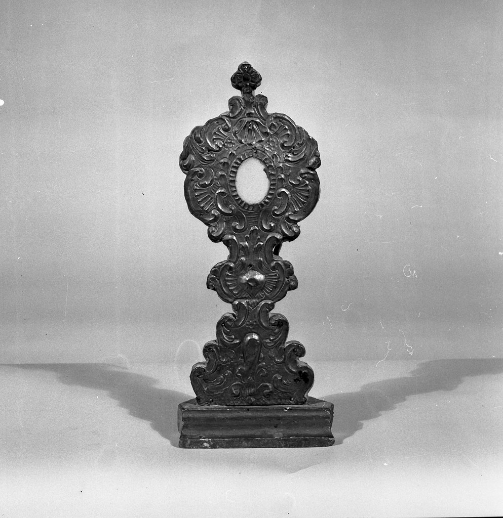 reliquiario - a ostensorio - bottega toscana (prima metà sec. XIX)