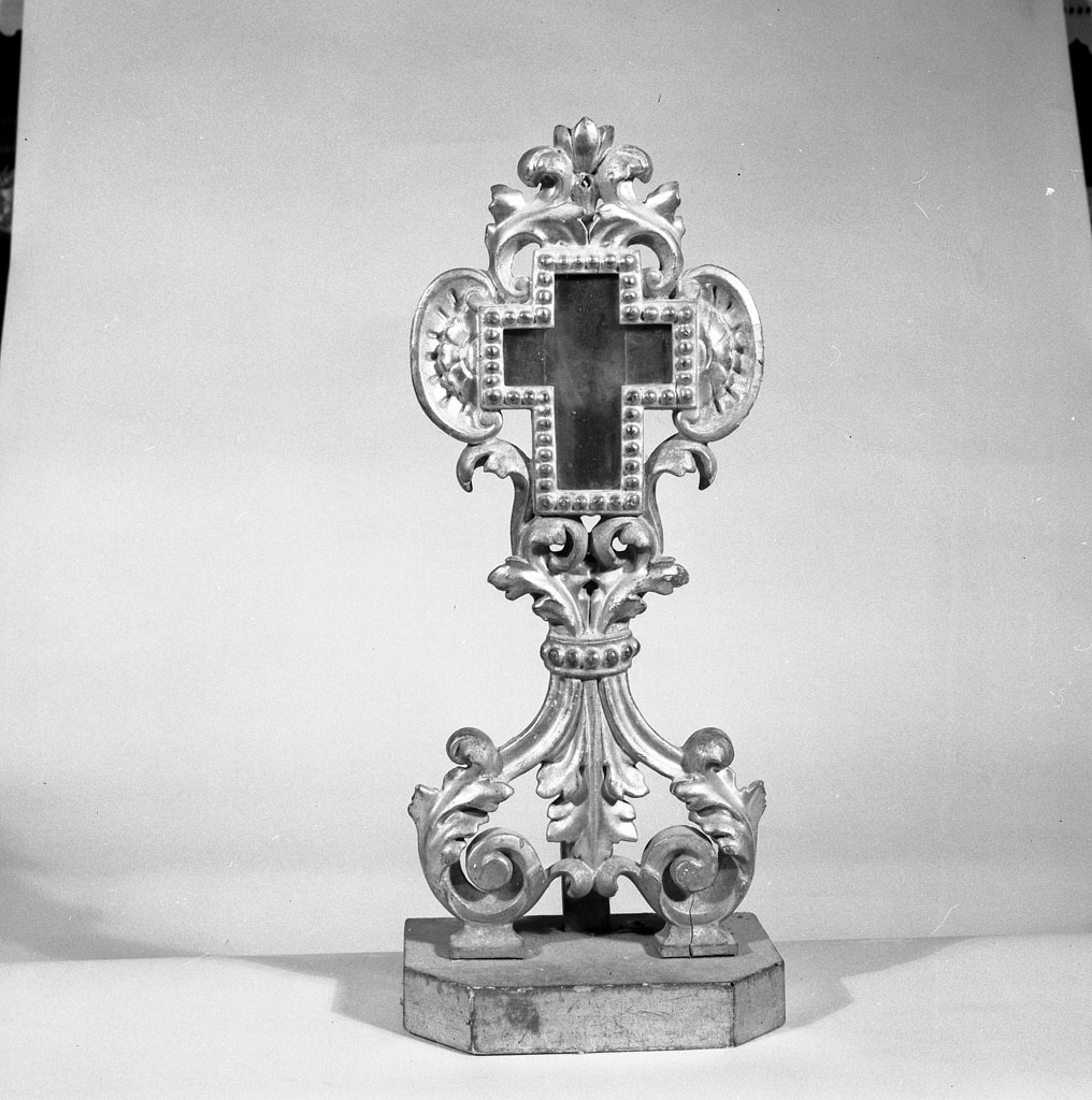 reliquiario - a ostensorio - bottega toscana (prima metà sec. XX)