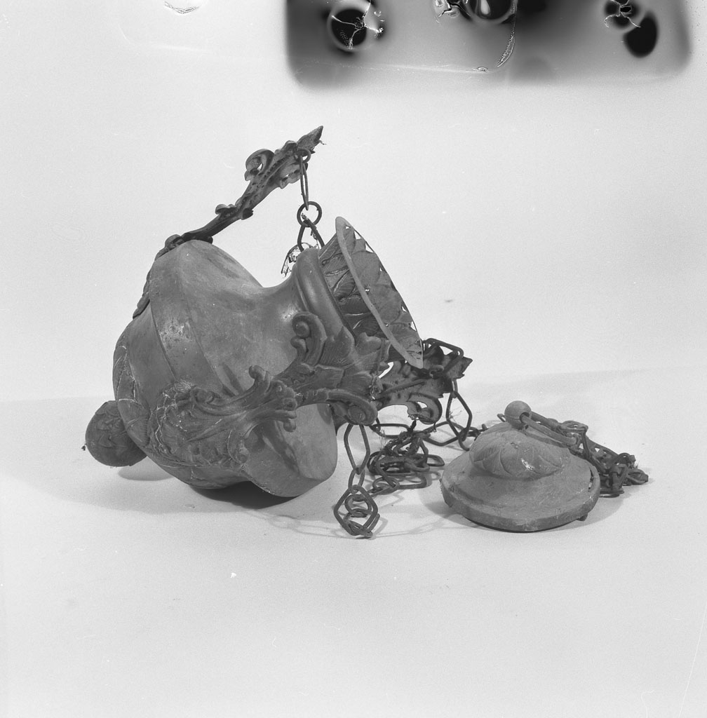 lampada - a muro - bottega toscana (sec. XIX)