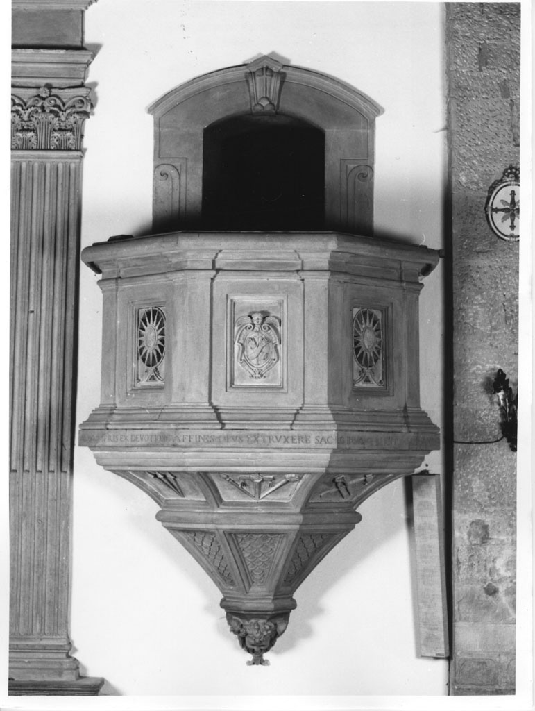pulpito - bottega toscana (sec. XVII)
