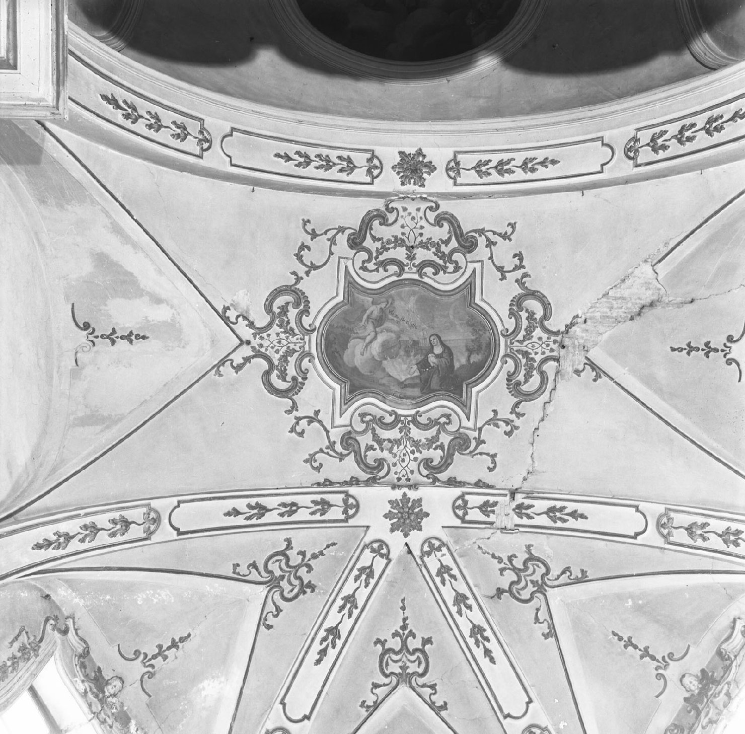 Santa e angelo (dipinto) - ambito toscano (sec. XVIII)