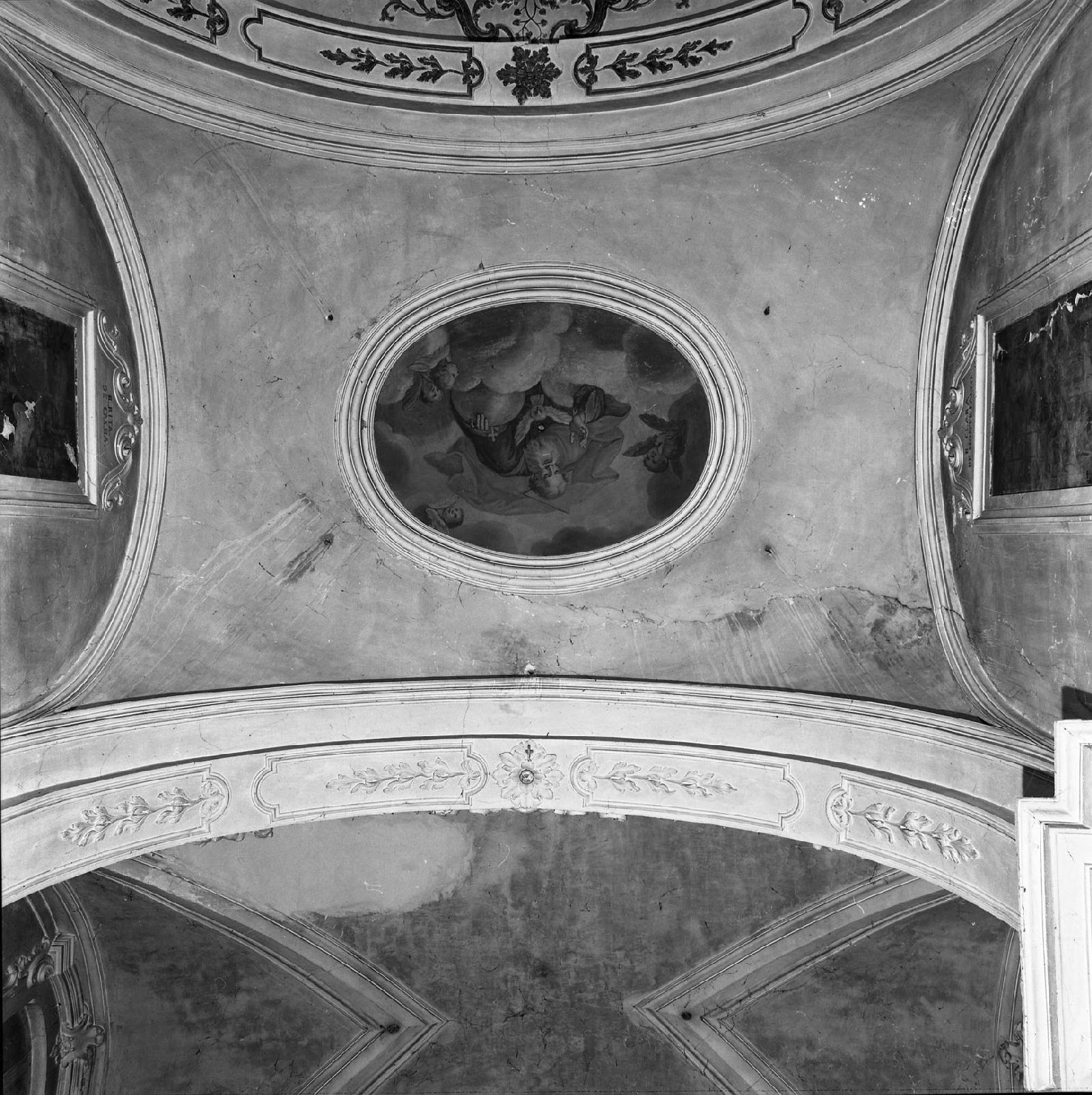 Dio Padre e cherubini (dipinto) - ambito toscano (sec. XVIII)