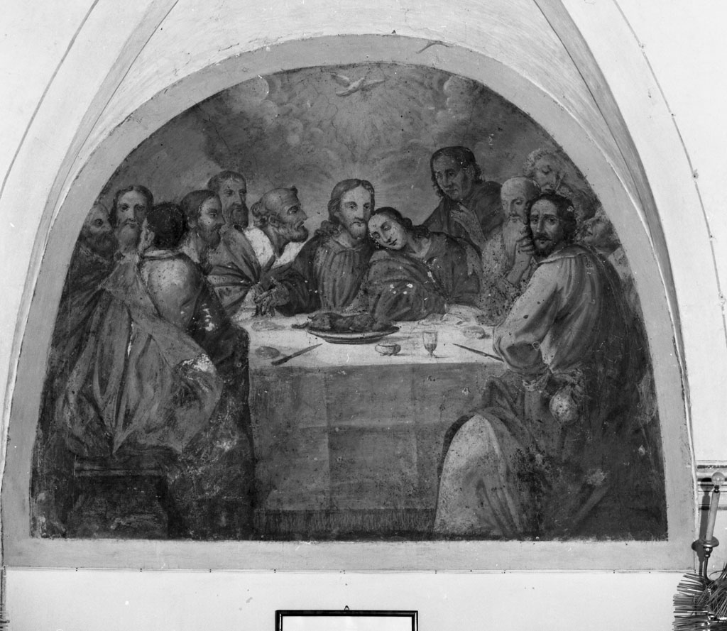 ultima cena (dipinto) - ambito aretino (fine/inizio secc. XVII/ XVIII)