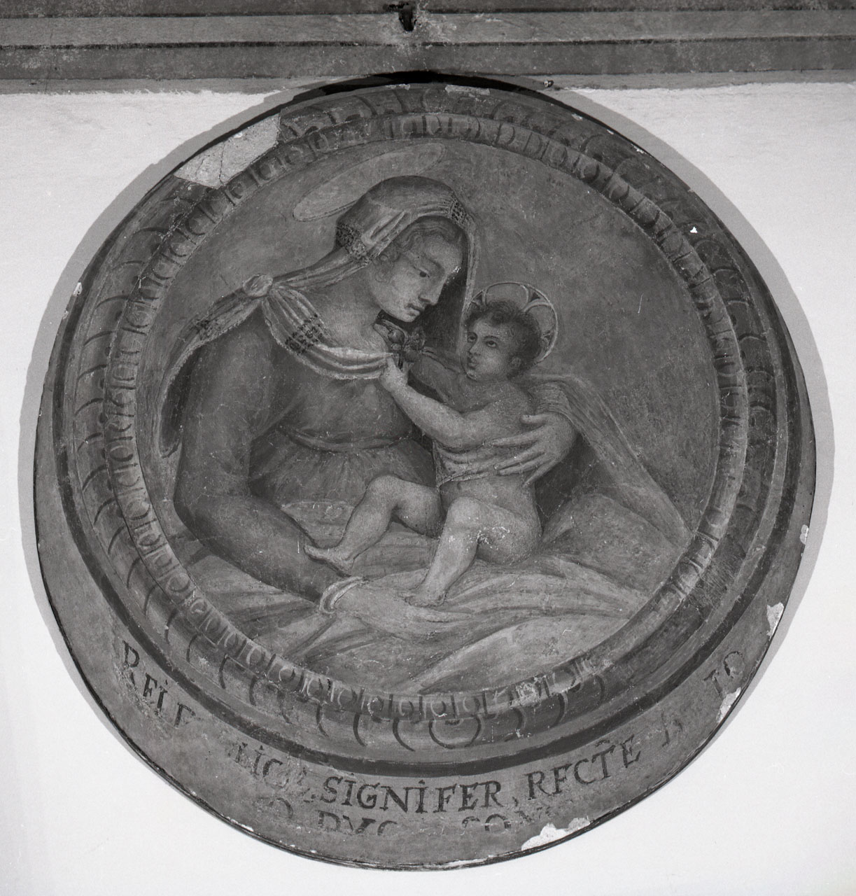 Madonna con Bambino (dipinto, opera isolata) di Forzori Alessandro (seconda metà sec. XVI)