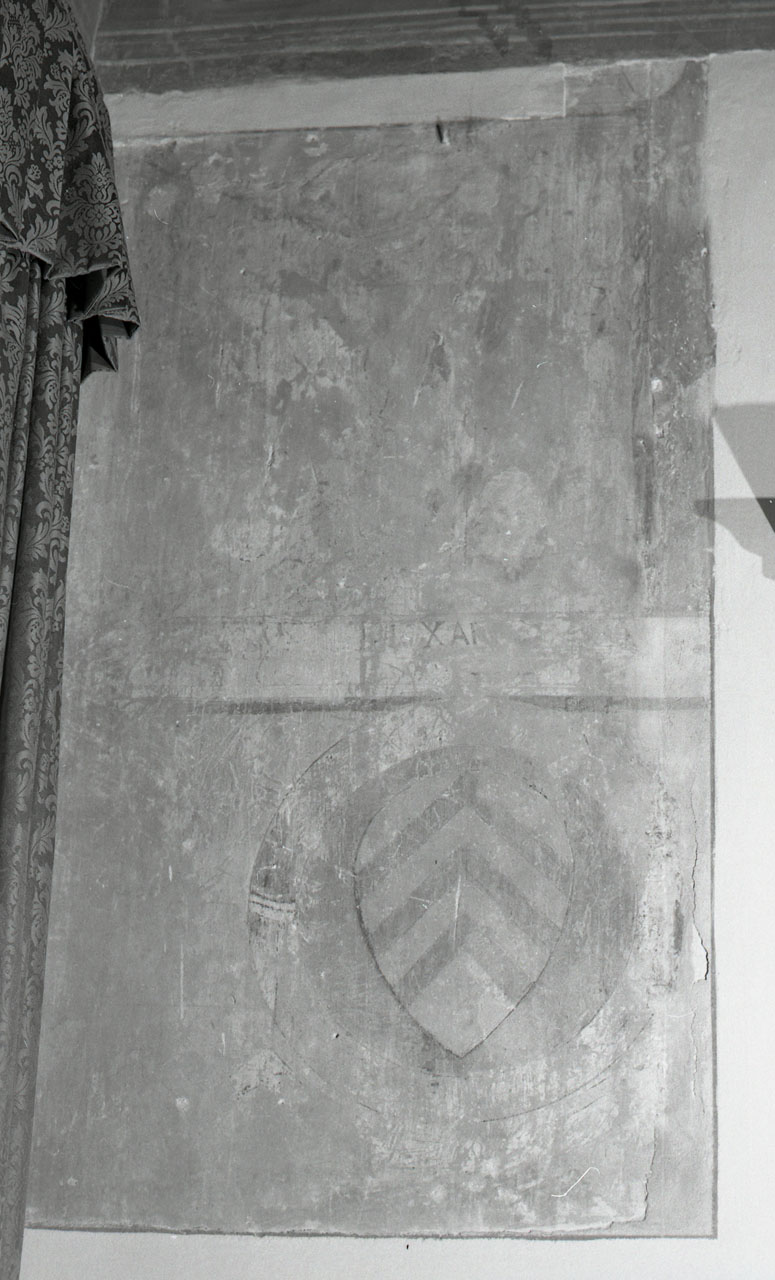decorazione pittorica, frammento - ambito toscano (seconda metà sec. XIV)