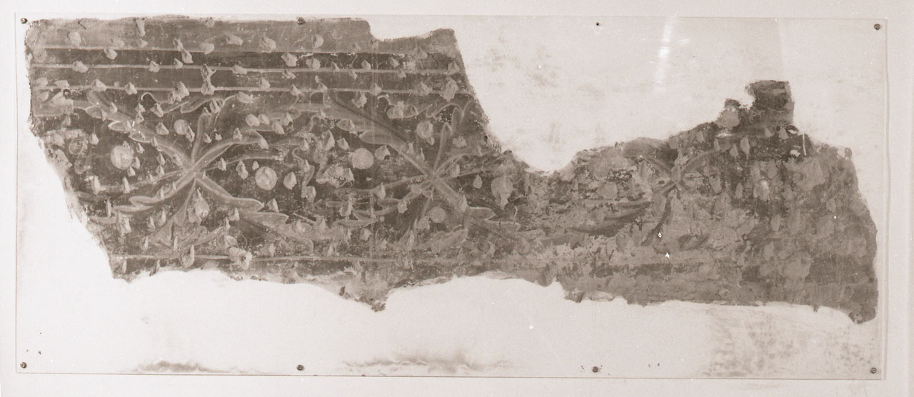decorazione pittorica, frammento - ambito toscano (seconda metà sec. XIV)
