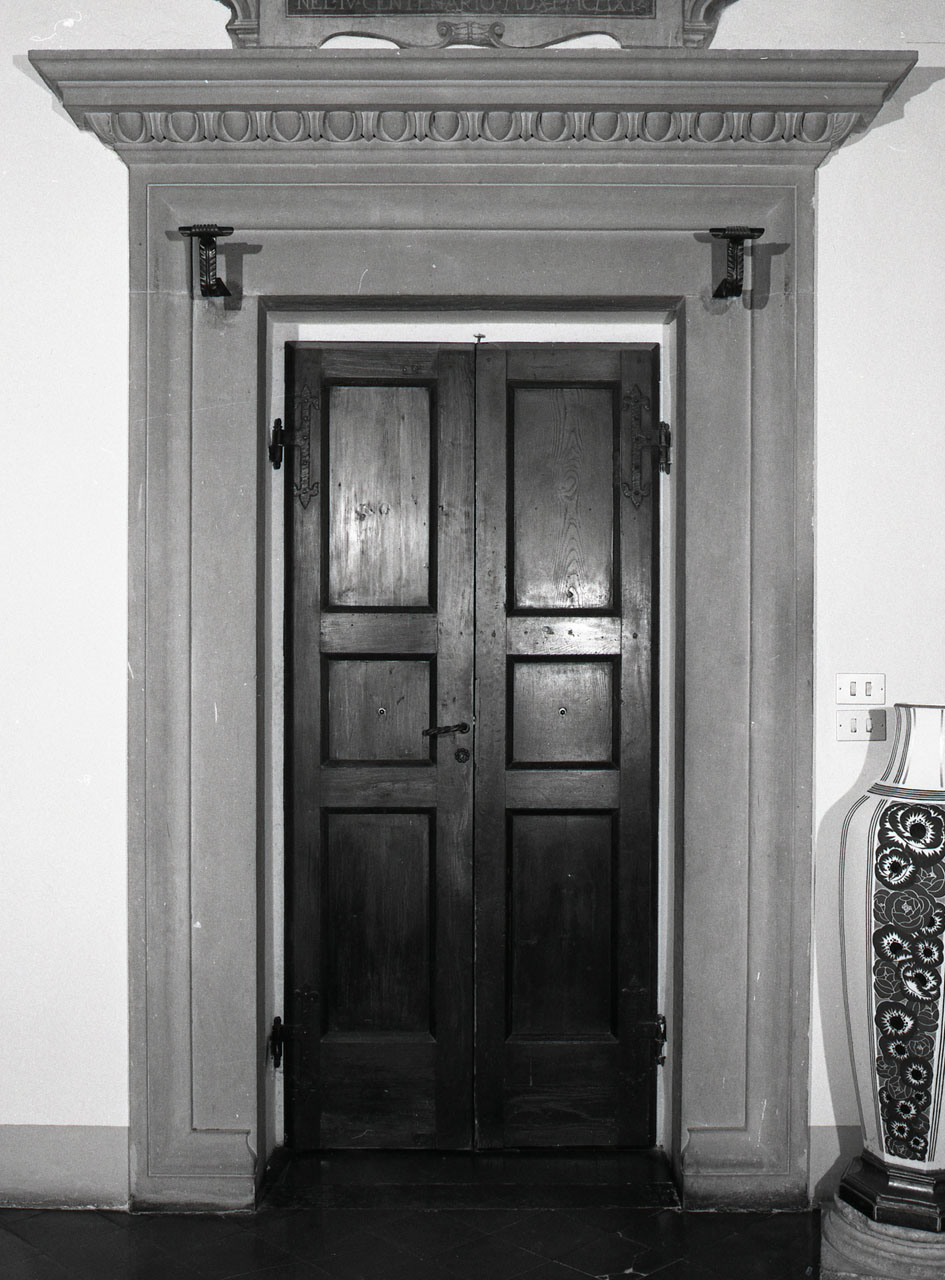 mostra di porta, serie - bottega toscana (seconda metà sec. XV)