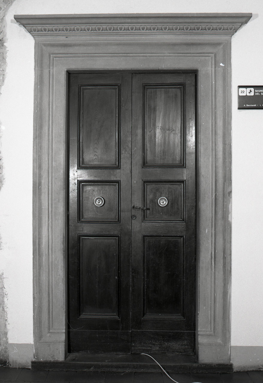 mostra di porta, serie - bottega toscana (seconda metà sec. XV)