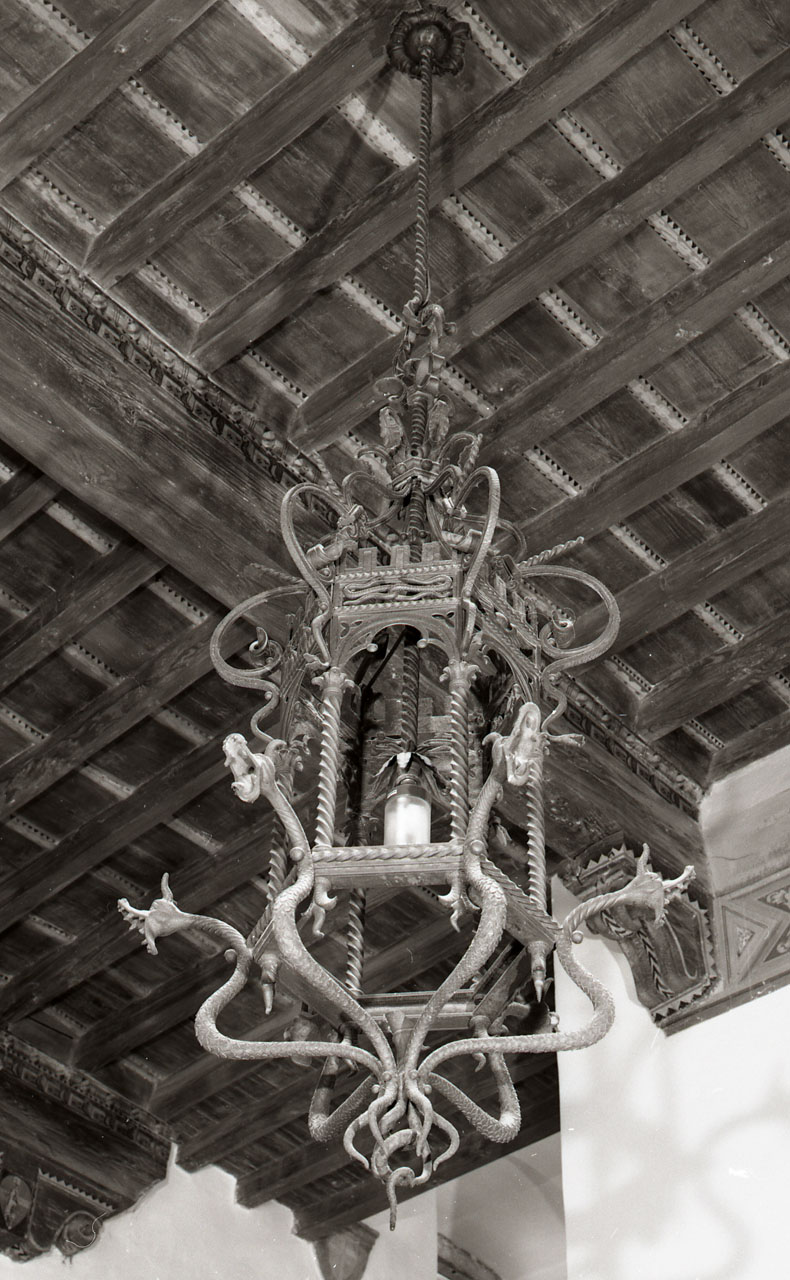 lampadario, opera isolata - bottega toscana (primo quarto sec. XX)