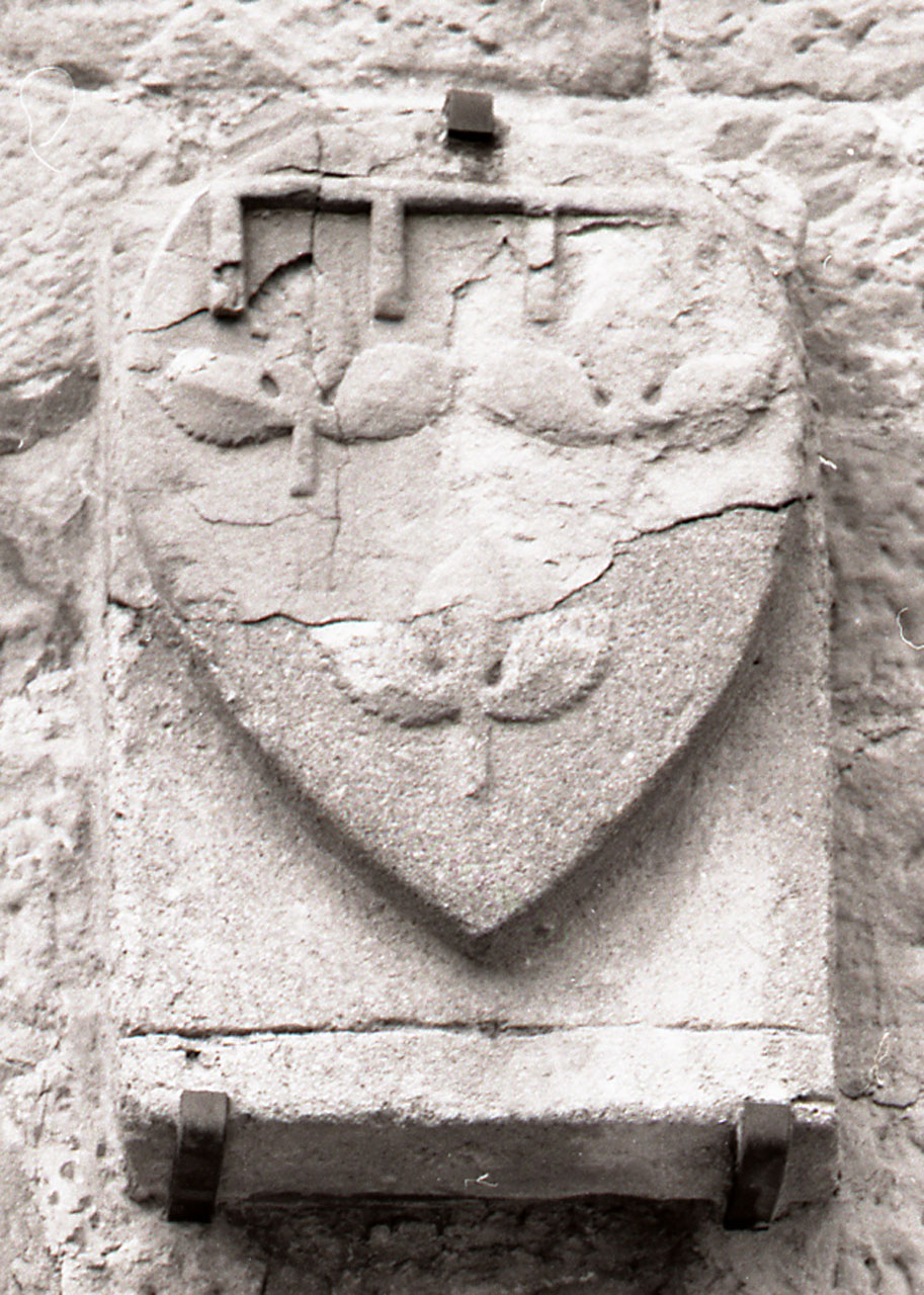 stemma gentilizio di Rinucci di Bono (scultura, opera isolata) - bottega toscana (fine/inizio secc. XIV/ XV)