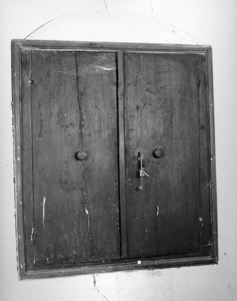 armadio - a muro - bottega toscana (metà sec. XVIII)