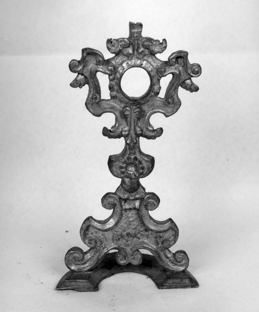 reliquiario - a ostensorio - bottega toscana (metà sec. XVIII)