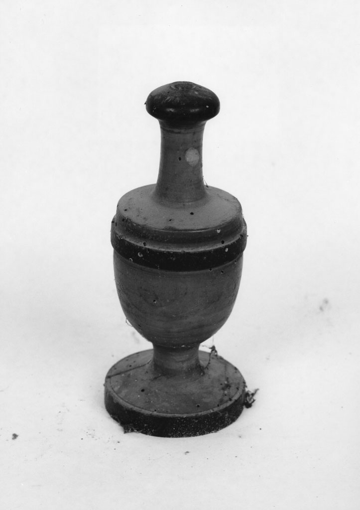 candeliere, serie - bottega toscana (metà sec. XIX)