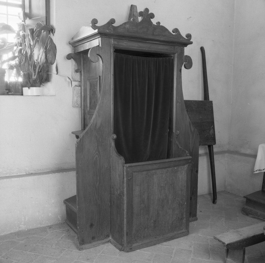 confessionale - bottega toscana (metà sec. XVIII)