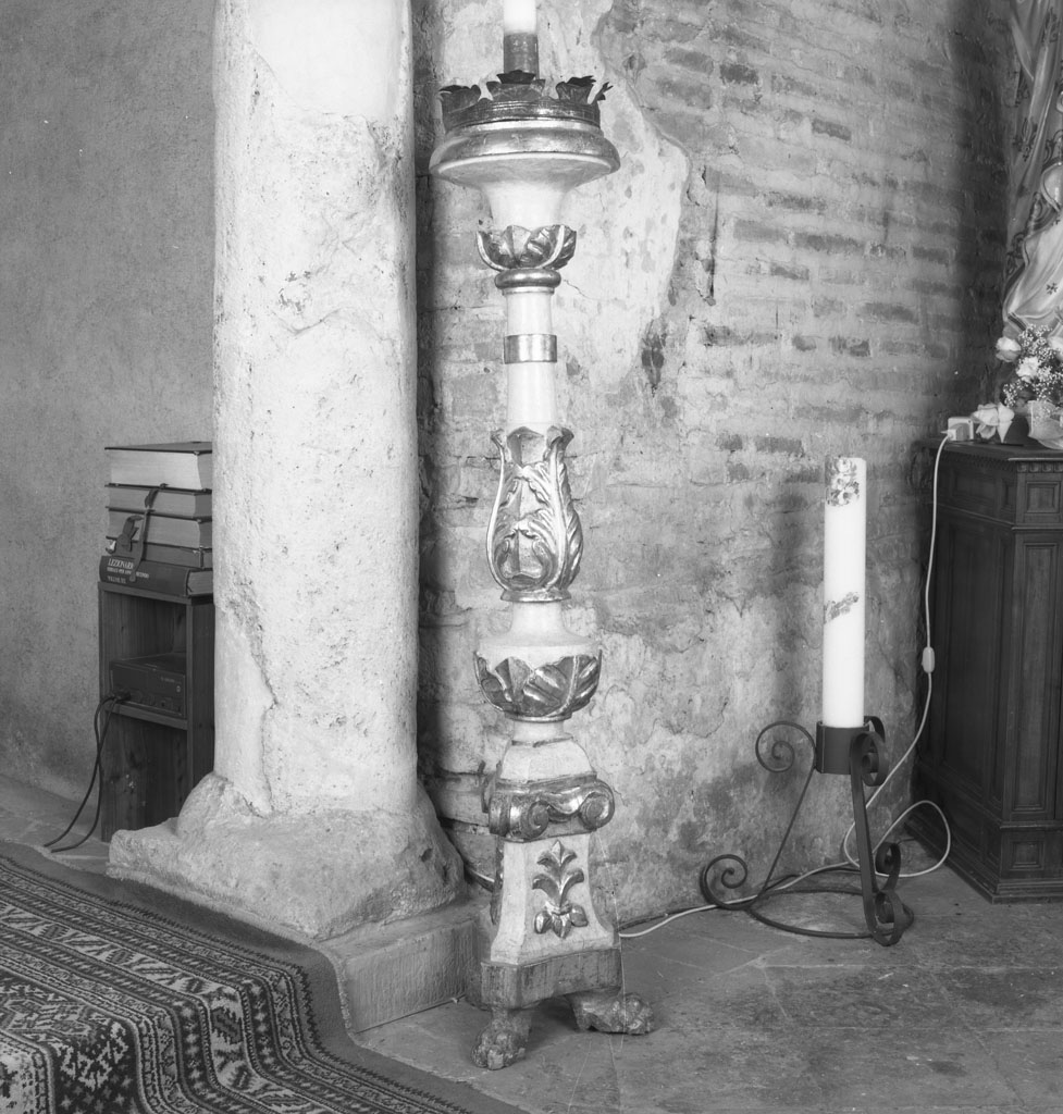 candelabro, coppia - bottega toscana (terzo quarto sec. XVIII)