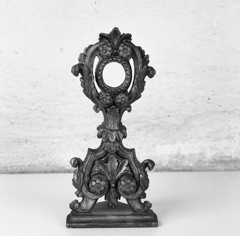 reliquiario - a ostensorio - bottega toscana (primo quarto sec. XIX)