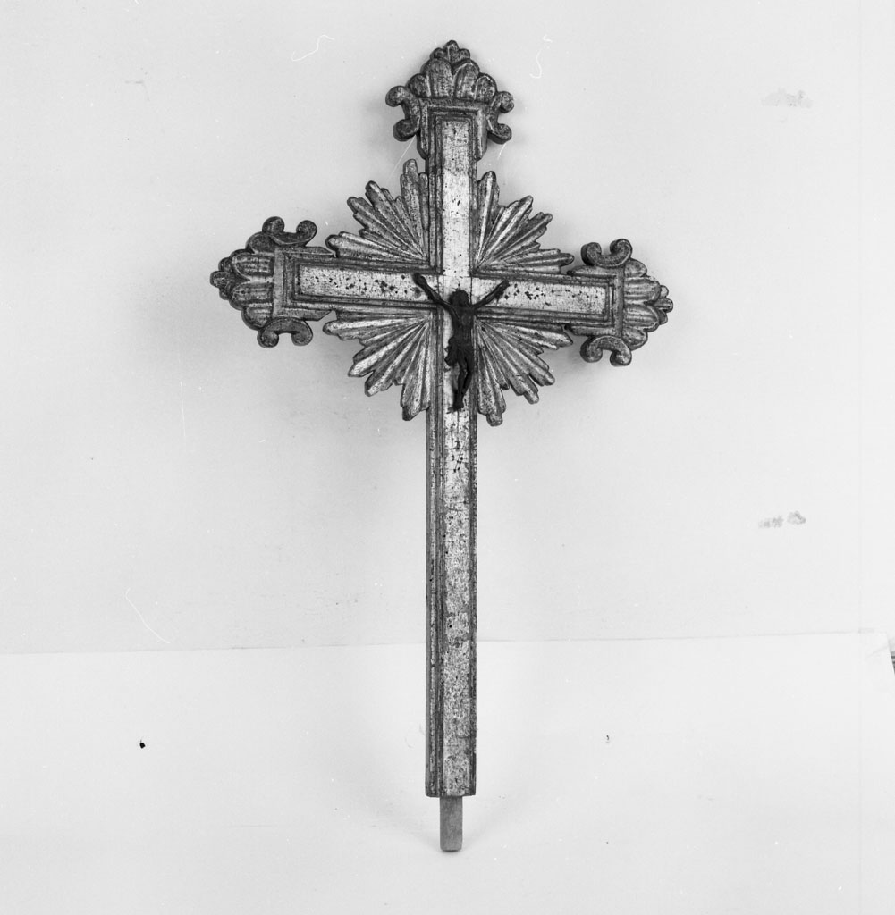 Cristo crocifisso (croce processionale, frammento) - bottega toscana (metà sec. XVIII)