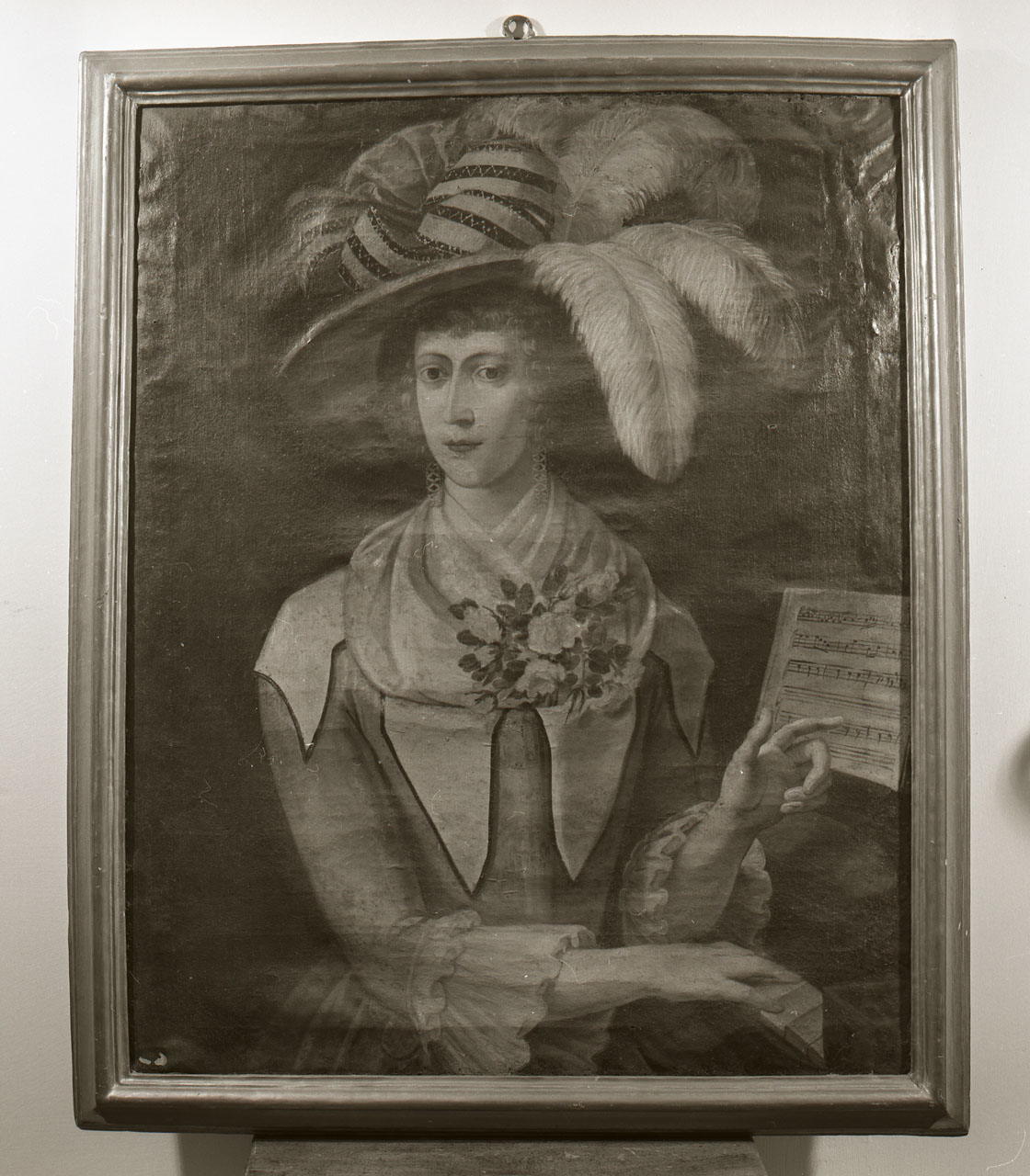 ritratto di donna (dipinto) di Cimica Giovanni (attribuito) - ambito aretino (seconda metà sec. XVIII)