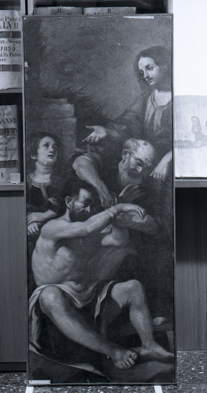 resurrezione di Lazzaro (dipinto) di Santini Bernardino (sec. XVII)
