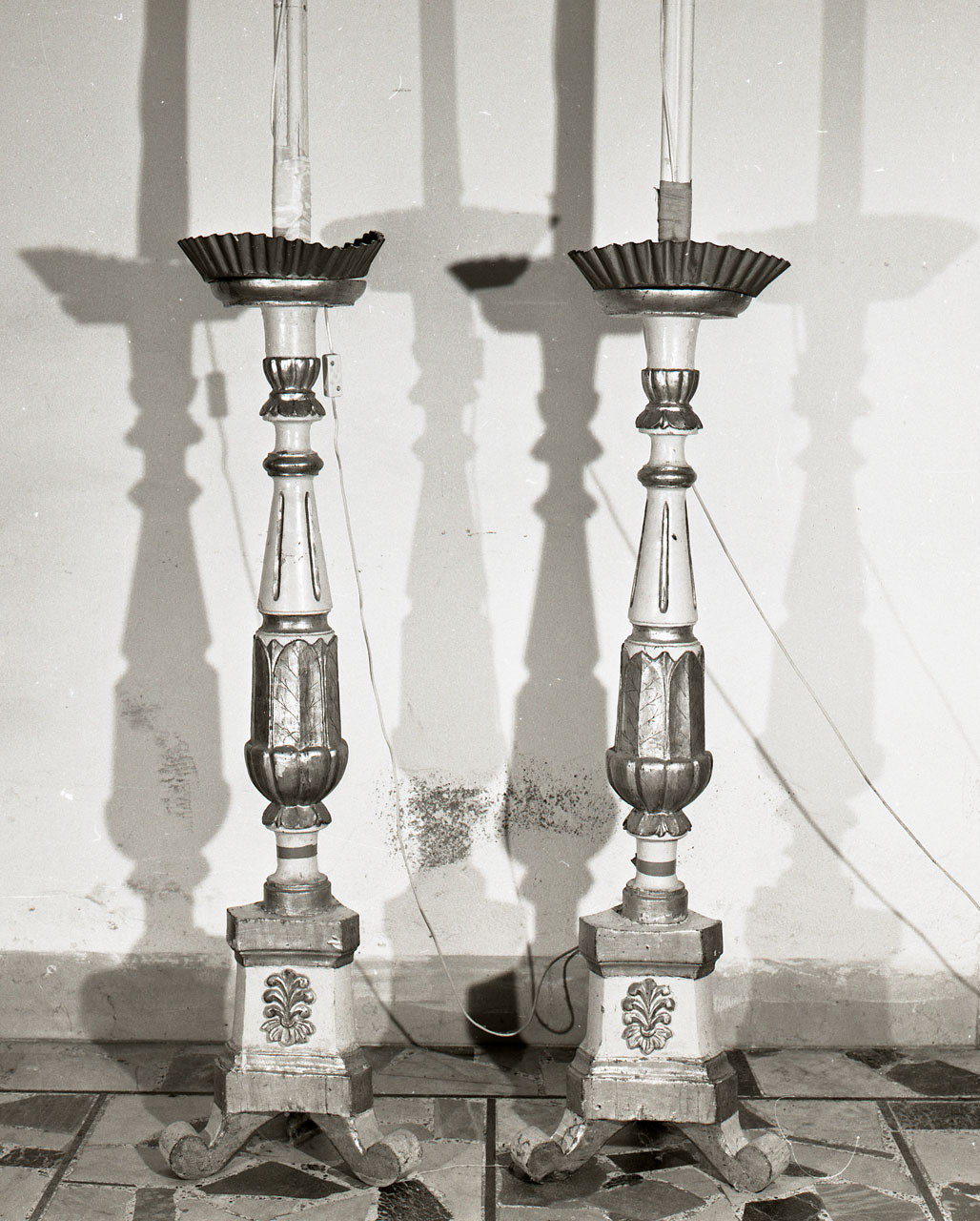 candeliere, serie - bottega toscana (prima metà sec. XIX)